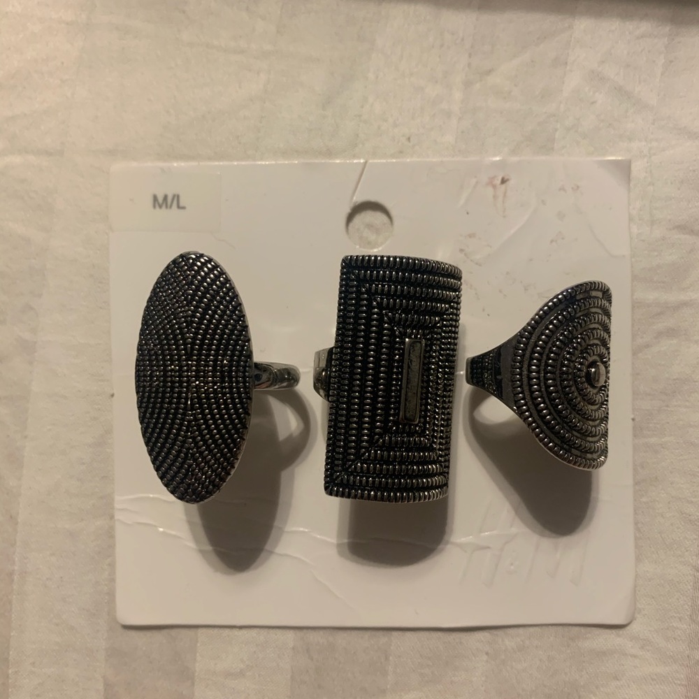 Three H&M Rings - Picture 2 of 2
